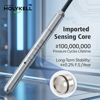 Transmetteur de niveau submersible Holykell 0,5 % FS haute précision pour station de pompage et surveillance des eaux de surface