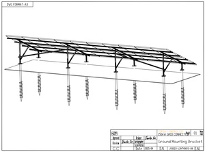 Introduzione del sistema di energia solare Topsky-disegno preliminare di disegno di grande rete commerciale 150KW collegato sistema di energia solare - Product Image 6