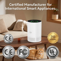 Purificateur d'air anti-odeurs pour animaux de compagnie avec diffuseur d'aromathérapie, filtration HEPA multicouche, purificateur d'air pour la maison