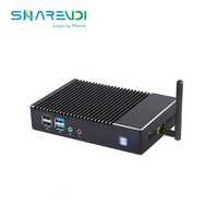 Servidor portátil de CPU AMD A6 1450 de cuatro núcleos de alto rendimiento, PC X86, VGA, compatible con pantalla dual, ordenador industrial sin ventilador