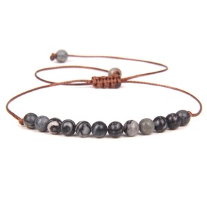 Vente chaude 4mm Pierre Perle Tissé <span class=keywords><strong>Bracelet</strong></span> 10 Pcs Wrap Pierre Perlé <span class=keywords><strong>Bracelet</strong></span> Simple Chandail Réglable Bracelets <span class=keywords><strong>Bijoux</strong></span> - Product Image 5