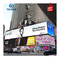 Panneau publicitaire LED extérieur étanche IP65 P8 P10, mur vidéo sur pied, haute luminosité, personnalisable, résolution 8K