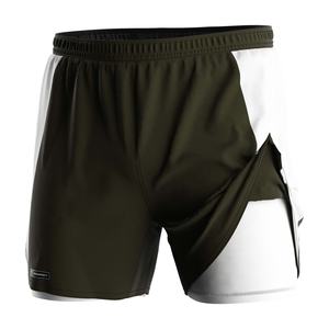 Pantalones Cortos de Compresión 2 en 1 para Entrenamiento y Fitness, Doble Capa, para Baloncesto, para Hombre, OEM ODM - Product Image 1