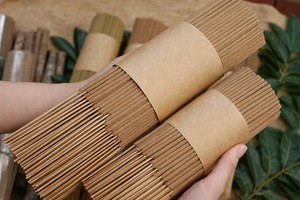 Bâtonnets d'encens en bambou faits à la main, usage religieux, toutes saisons, écologiques, biologiques, longue durée, pour le yoga, la méditation, la pratique spirituelle - Product Image 2