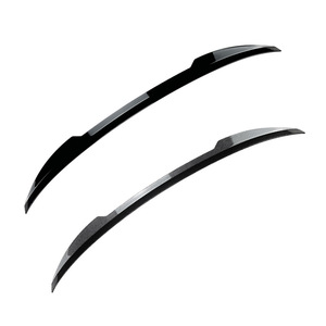 สปอยเลอร์หลังรถยนต์ BMW สีดำเงา ลายคาร์บอนไฟเบอร์ ทรง Ducktail สำหรับปี 2011-2019 รุ่น F20 F21 118i 120i  อะไหล่ตกแต่ง ABS - Product Image 2