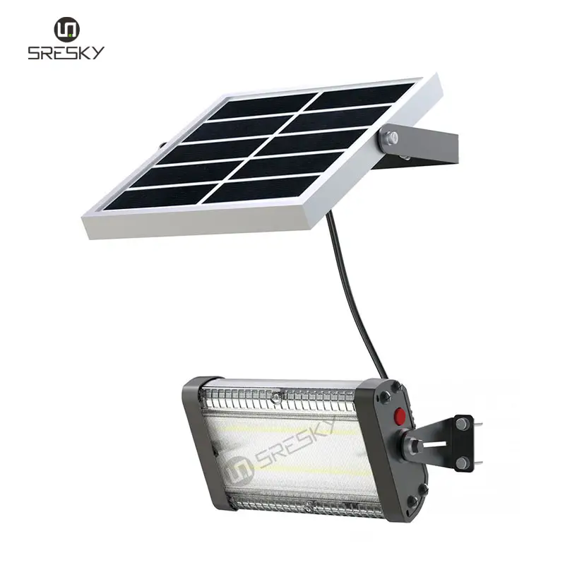 best price 2000 lumens super bright integrated design panel solar light with motion sensor