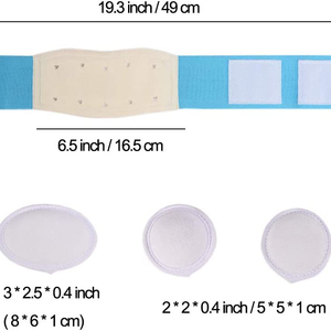 Envoltura para <span class=keywords><strong>el</strong></span> vientre infantil de algodón ajustable, cordón umbilical para recién nacido, carpeta Abdominal, soporte para <span class=keywords><strong>Hernia</strong></span>, banda para <span class=keywords><strong>el</strong></span> <span class=keywords><strong>ombligo</strong></span> - Product Image 3