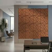 Service de conception gratuit, panneau acoustique 3D, formes personnalisables, panneau insonorisant en fibre de polyester avec guide d'installation professionnel