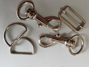 Metal Hardware For Bags Straps Dog <b>Collars</b> Leads Belts Purses Dog Trigger Hook <b>Clips</b> D Rings Bar Sliders Various Sizes Heavy Dut - Product Image 4