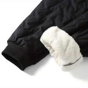 Tasche invernali con Zip pesanti in pile pantaloni sportivi da uomo pantaloni caldi in cotone grigio <span class=keywords><strong>nero</strong></span> impermeabili pantaloni termici - Product Image 4