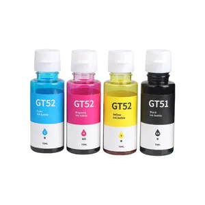 Pasokan Pabrik GT51 GT52 Tinta Isi Ulang Berbasis Air Hp untuk Tangki Tinta 115/118/ 310/311/315/318/319 Printer