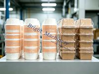 ML800 Automatische Papierschalen-Verpackungsmaschine Professionelle Papierschalen-Verpackungsanlage