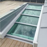 LongTai Style Offre Spéciale Étanche En Aluminium Électrique Automatique Double Vitrage Balcon Toit Fenêtre Puits De Lumière Vente Chaude