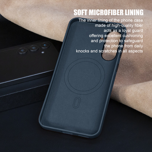Étui de protection en cuir PU personnalisé pour Samsung Galaxy A56/A57 - Étui de téléphone magnétique de luxe - Vente en gros personnalisée OEM - Product Image 2