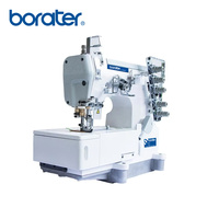 Machine à coudre surjeteuse 5 fils B-500-01CB-D, haute vitesse, 3 aiguilles, entraînement direct, machine surjeteuse industrielle robuste