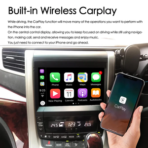 Pantalla <span class=keywords><strong>Android</strong></span> 13 para Toyota vellfire 2011 2014 Alphard 20 AI Control de voz GPS CarPlay estéreo coche Radio reproductor de vídeo Unidad Principal - Product Image 4