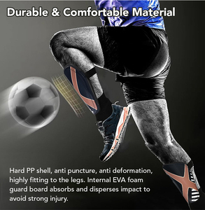 Espinilleras de Fútbol Personalizadas para Adultos y Jóvenes, Equipo de Protección Deportiva con Soporte para Rodilla - Product Image 4