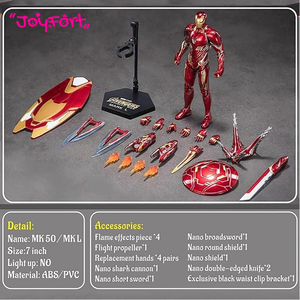 ZD Toys Marvel Serie 10° Anniversario Avengers <span class=keywords><strong>Infinity</strong></span> War Iron Man MK50 Action Figure da 7 Pollici (Edizione Deluxe) - Product Image 3