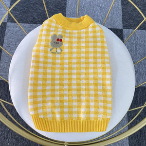 Cozy Winter Warm Soft <b>Polyester</b> Pet Sweater for Dogs and Cats Teddy Bichon Comfortable Casual Knitwear Factory Supply - Product Image 5