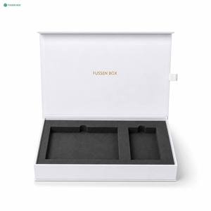 Wholesale Luxury Custom Logo Gold Foil Magnetic Rigid Gift <strong>Box</strong> With Velvet EVA Foam Insert for Electronics <strong>Phone</strong> Packaging - Product Image 1