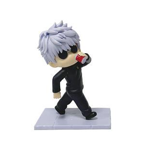 Nouvelles figurines de style urbain debout, 2 styles, le plus fort duo, 11 cm, Chibi Gojo <span class=keywords><strong>Satoru</strong></span> Geto Suguru avec lunettes de soleil, ornements de voiture - Product Image 5