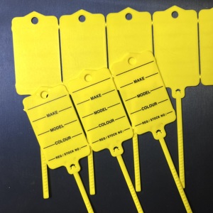 ป้ายพลาสติก PP สำหรับกระเป๋าเดินทางรถยนต์ แบบกำหนดเองสำหรับโรงงาน - Product Image 4