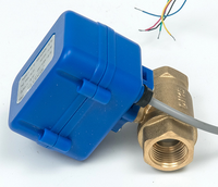 TKFM 220v DN15 3 fils 2 contrôle électrique laiton robinet à bille d'eau prix des fabricants