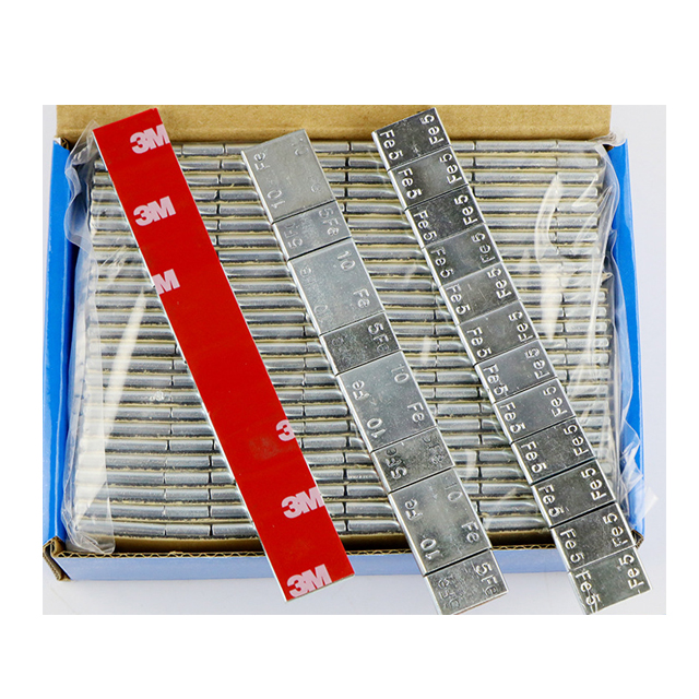 Балансировочные весы 100 полосок в коробке, балансировочные весы для колес, клейкие 1/4 унции