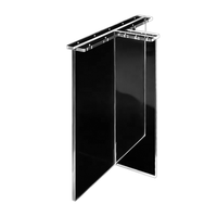 Pied de support transparent en acrylique et plexiglas en forme de T pour pieds de table célébré par Internet Rock pour l'amélioration des meubles