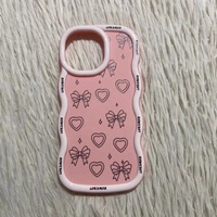 Pour OPPO A18 A38 A53 impression papillon TPU couverture de téléphone pour iPhone 16 15 14 13 12 11 doux arc vague coque de téléphone personnalisable