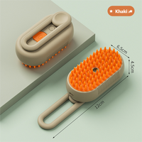 2025 Logo personnalisé chien chat électrique peigne à cheveux toilettage nettoyage Slicker pulvérisation brosse Massage portable chat vapeur brosse Silicone
