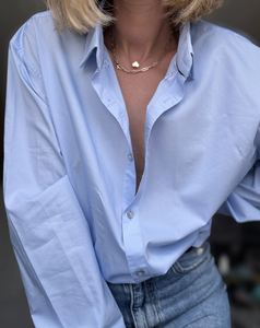 <span class=keywords><strong>Camicia</strong></span> Lunga Oversize a Quadri per Donna, Design Personalizzato all'Ingrosso, T-Shirt con <span class=keywords><strong>Colletto</strong></span> e Bottoni in Cotone a Maniche Lunghe - Product Image 2