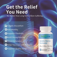 Complément de soutien du nerf sciatique pour adultes, marque privée OEM, R-ALA PEA Benfotiamine, sans gluten, capsules quotidiennes pour le confort et la santé des nerfs