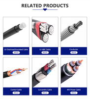 Cable eléctrico para cableado de 2,5mm, Cable eléctrico de cobre de 0,6/1kV con aislamiento de alimentación XLPE/PVC