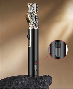 Briquet torche Creative Beast avec allumage à jet, coupe-vent et rechargeable, idéal pour <span class=keywords><strong>le</strong></span> camping et <span class=keywords><strong>le</strong></span> barbecue - Product Image 5