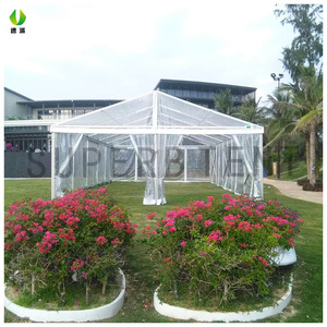 Carpa Excelente para Exteriores, Transparente, para Exposiciones, con Marco de Aluminio, Cubierta Rectangular de PVC, para Uso en Todas las Estaciones - Product Image 1