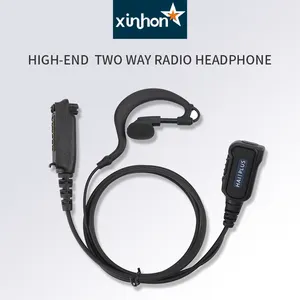 2 Way Interphone Earhook G-Shape Earphone Single Headset For Sepura STP8000 STP8030 STP9000 8035 8040