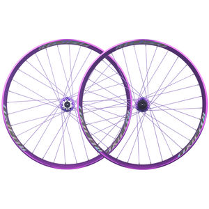 Juego de Ruedas RUJIXU Premium para Bicicleta de Montaña con <span class=keywords><strong>Aro</strong></span> y Buje Morado de 24, 26, 27.5, <span class=keywords><strong>29</strong></span> Pulgadas, Llanta de Aleación de Aluminio, Freno de Disco para BMX - Product Image 2