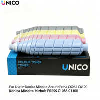 Cartouches de toner UNICO TN622 pour imprimante laser Konica Minolta AccurioPress C6085 C6100 Bizhub PRESS C1085 C1100
