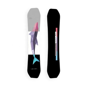 Tabla de roca de carbono personalizada para temporada de invierno hecha a mano esquí estilo libre Snowboard Mountainboard de madera - Product Image 2