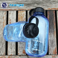 Bouteille d'eau en plastique réutilisable, facile à nettoyer, avec bouchon anti-poussière à large ouverture, bouteille d'eau pour le bureau