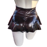 Shorts respirants taille haute pour femmes, grande taille, prêts à être expédiés, pantalon brillant - Vente en gros