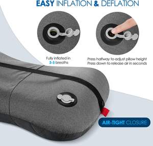 KingGear Travel Ultraleichtes aufblasbares Kissen Upgrade Rucksack kissen Camping kissen mit abnehmbarem Bezug - Product Image 6