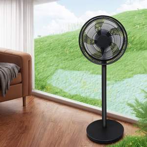 Gran oferta de fábrica, 12 pulgadas, 12V, energía solar, recarga de energía, barco de 9 velocidades, Sistema Solar, ventilador de viento con control remoto para interiores y exteriores - Product Image 6