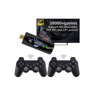 บอร์ดพัฒนา X3 Plus เครื่องเล่นเกมคอนโซลย้อนยุค ทีวีสติ๊ก 4K คอนโทรลเลอร์ไร้สายคู่ 64GB PSP PS1 เกมส์ 30000 เกม - Product Image 3
