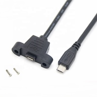 0,3m 90 grad nach oben nach unten rechter linker winkel panelhalterung mikro-usb-verlängerungskabel