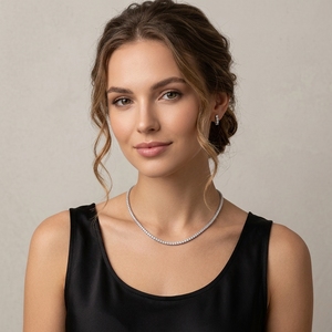 Nuevo Collar de Plata S925 de 2.5mm con Diseño de Burbujas para Mujer, Joyería de Boda de Alta Calidad, Ligera, Lujosa, Exquisita y Versátil, Venta al Por Mayor - Product Image 6