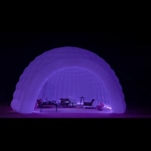 Cúpula de aire inflable Techo Tienda superior LED Tienda de campaña Cabina DE FOTOS Decoración inflable Club nocturno al aire libre Tienda de fiesta Aire - Product Image 1