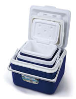 Lot de 3 glacières isothermes en plastique pour camping et extérieur, 5L, 13L, 26L – Vente en gros usine