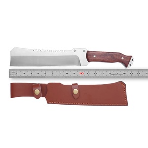 มีดต่อสู้คุณภาพสูง Z01 ใบมีดสแตนเลสเกรด OEM ปรับแต่งได้ พร้อมปลอกไม้และใบมีดแบบ Sheepsfoot สำหรับงาน DIY - Product Image 6